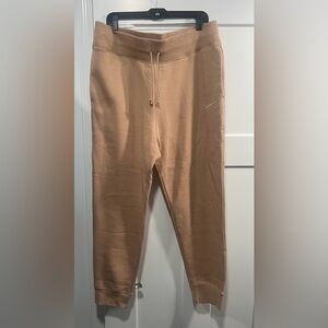 Nike Women's Beige/Tan Ankle Jogger Pants Size XL